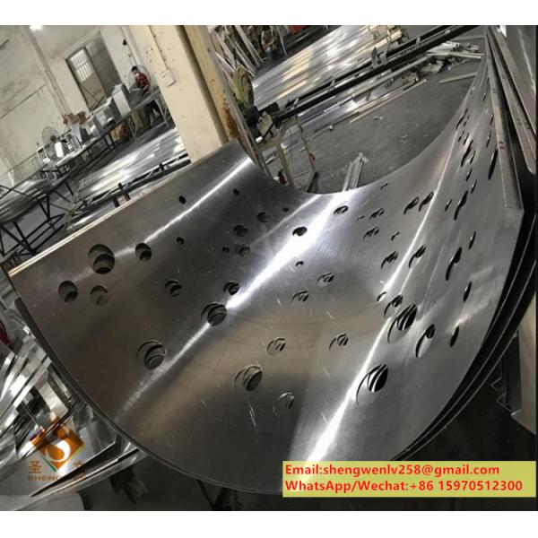 Metal aluminum facade aluminum panels for building facade customized metal sheet 3mm