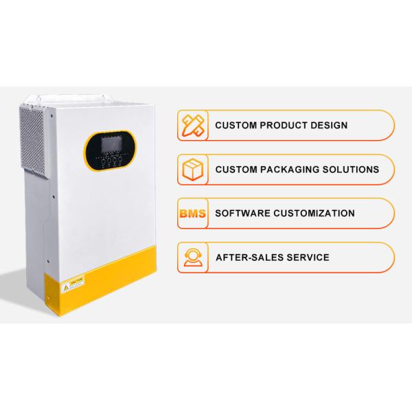 24V 1.5KW 2.5KW 3.5KW On Off Grid Hybrid Solar Inverter With Output Voltage 220VAC/230VAC 385*295*100mm