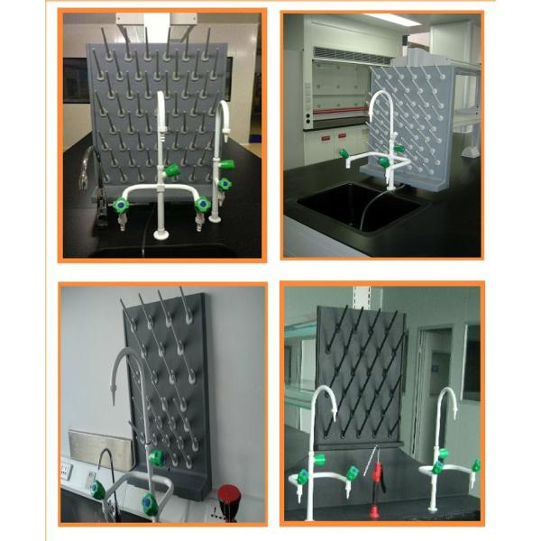 52 Holes Laboratory Fittings Decrease Water Single Side Test Tube Drying Rack