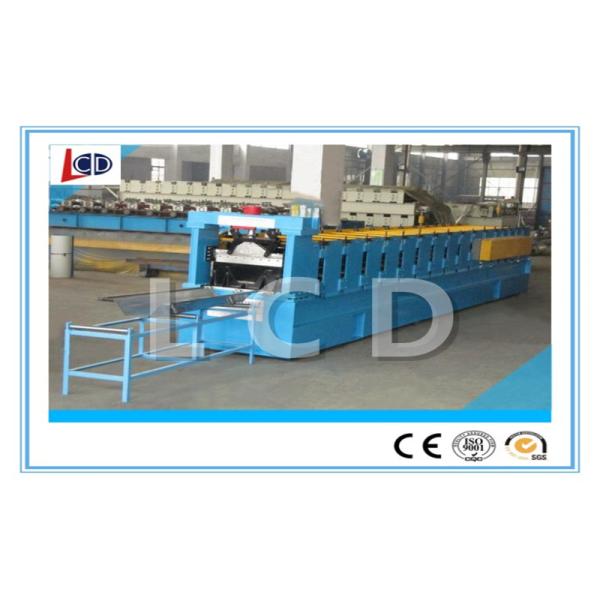 Large Span Roof Panel Roll Forming Machine , Warehouse Use Portable Roll Forming Machine