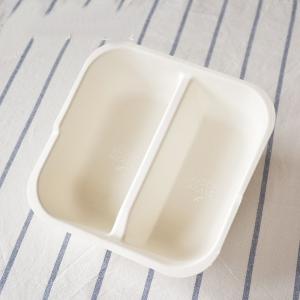 Buy cheap Disposable Pulp Pet Travel Bowl Cat Dog Food Basin Dry Wet Two Grid product