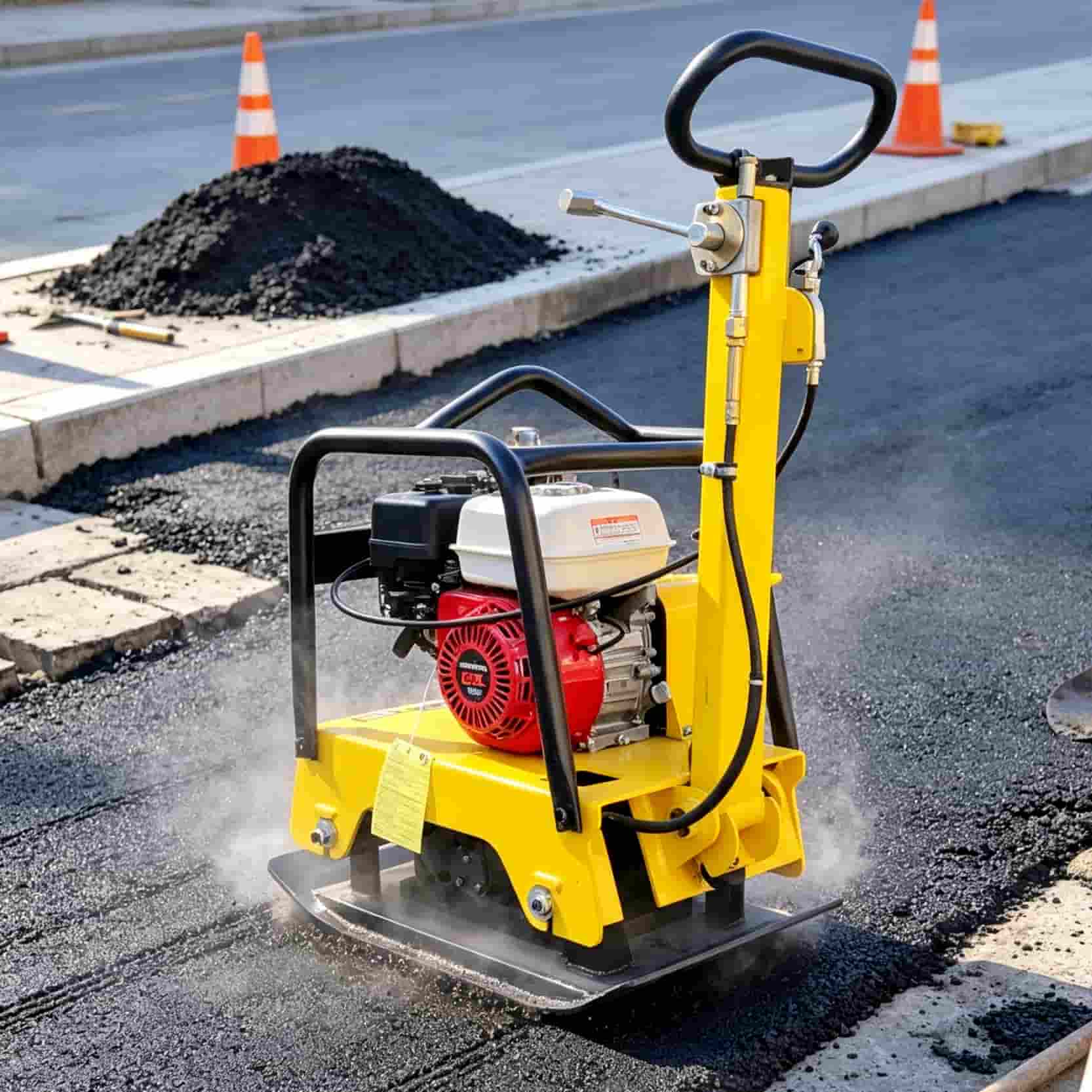Vibratory Plate Compactor STP270 EPA Honda Gasoline Engine Soil Compactor for Asphalt Repair and Road Construction Hot Sale in USA