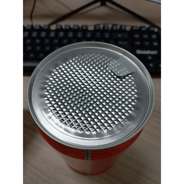 Empty Round 30g Match Powder Sealed Tin Can Airtight Powder Packaging