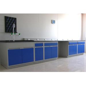 Buy cheap All Steel Acid / Alkali Resistance Laboratory Wall Bench With Sink / Faucet from wholesalers