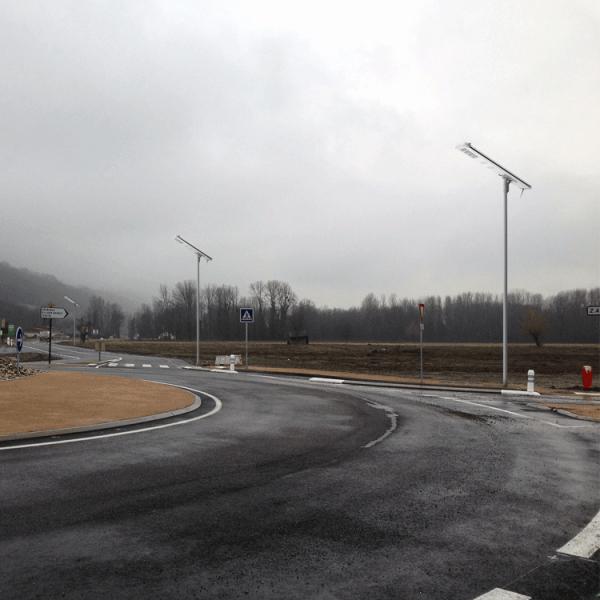 HP8000 Outdoor Solar Street Lights Integrated MPPT Controller Customized LED Lamps