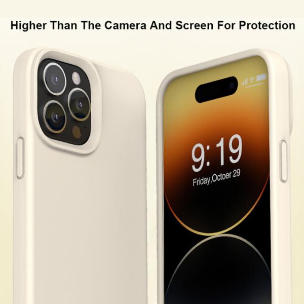 Real Silicone Cell Phone Cases Waterproof Anti Fingerprint Cover With Soft Microfiber Lining
