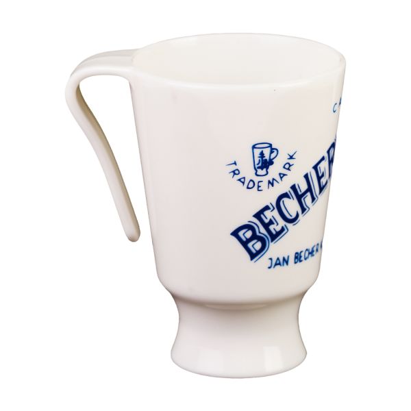 Custom Hard Plastic Coffee Cup 50ml Reusable Unbreakable Tea Mug With Handle