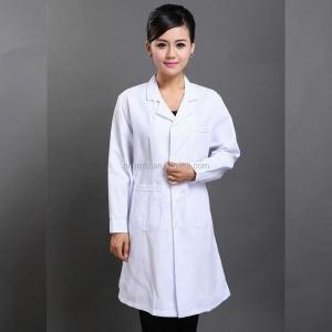 Buy cheap Professional Men Women Lab Coat Cotton Material  Unisex Doctor Costume product