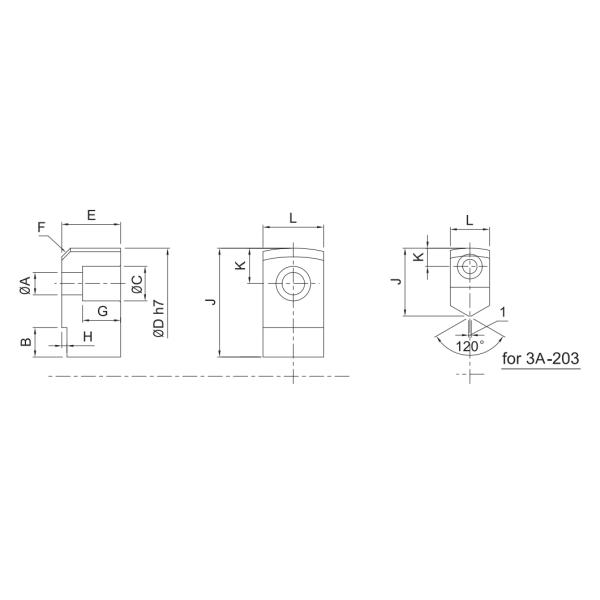 STANDARD SOFT JAW FOR 3A CHUCK
