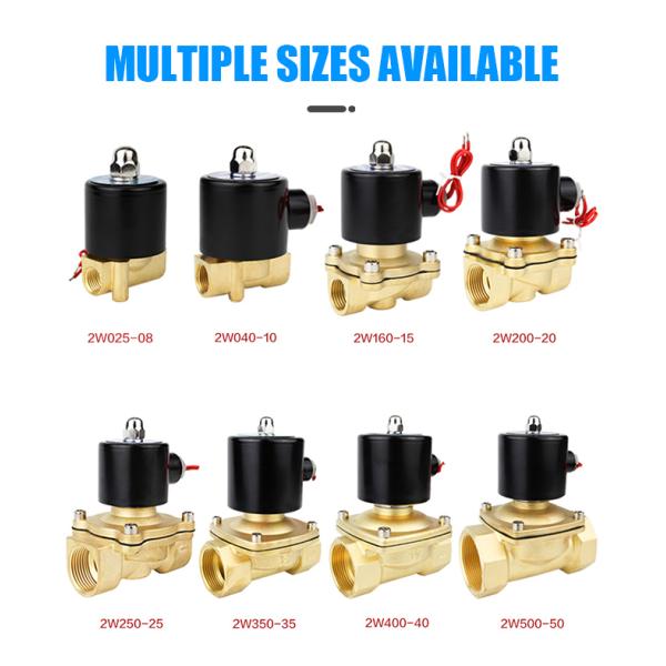2 Way Magnetic Electric Solenoid Control Valve 1.0MPa - 1.6MPa Water High Pressure Valve