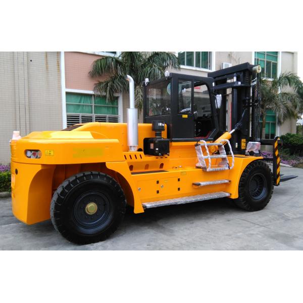 18 Ton Port Forklifts Volvo Energy Saving Engine Diesel Powered Yellow Color