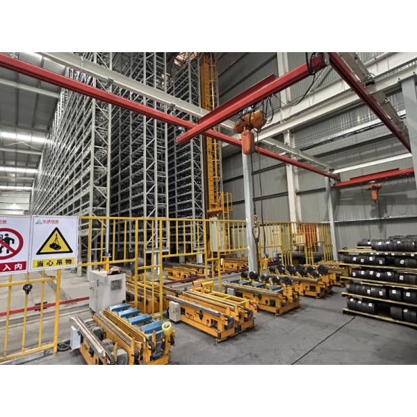 Steel Secure Fully Automated Warehouse System Intelligent Solutions High Durability