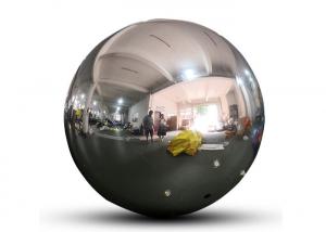 Buy cheap PVC Festival Decorative Inflatable Hanging Mirror Ball / Balloon Silver Reflective Mirror Sphere product