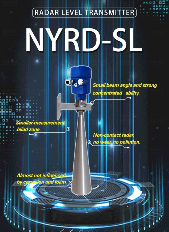 Intelligent radar Level Meter Radar Material Level Sensor High Precision 26GHz Radar Level Transmitter