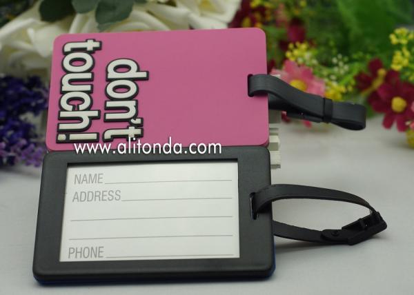 Not Your Bag red luggage tag wholesale don't touch pink luggage tag supply boarding tag custom