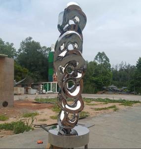 Buy cheap Stainless Steel Contemporary Garden Statues , Lawn And Garden Ornaments Statues product