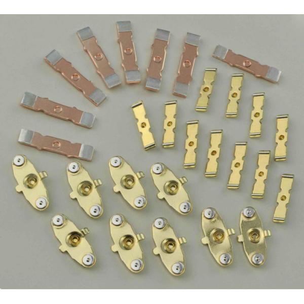 Contact Component Stamping Parts / Brass Electrical Spring Contacts For Contactor