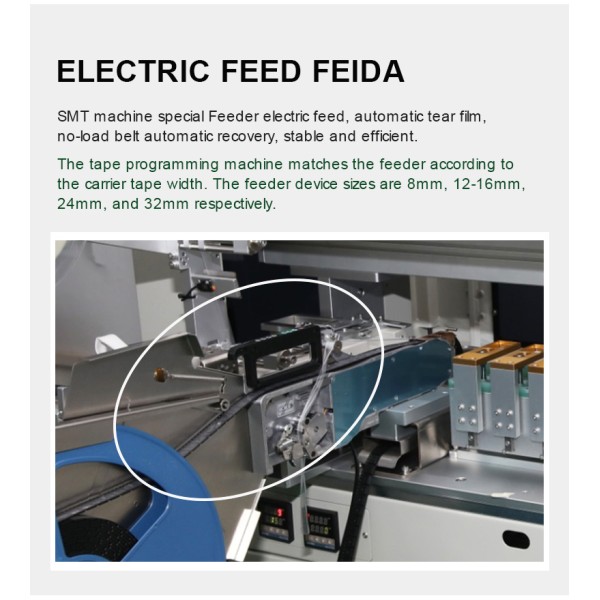 eMMC/FPGA Automatic Tape Programming Machine | 12-Station 2500 UPH Reel to Reel IC Burner for Mass Production