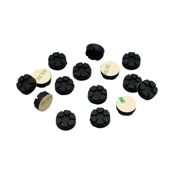 Customized High-Quality Anti Slip Self-Adhesive Rubber Pad, Silicone Rubber Protective Foot Pad