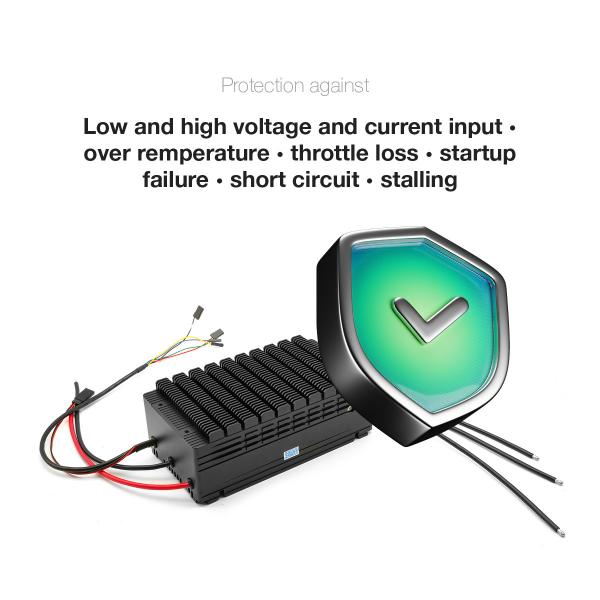 400V PWM Motor Speed Controller High Voltage With CAN Bus For Heavy Duty Drone Multi Rotor Drone