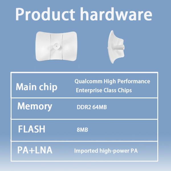 20KM Long Distance Wireless Bridge 5.8G 300Mbps Point To Point High Power Wifi Bridge