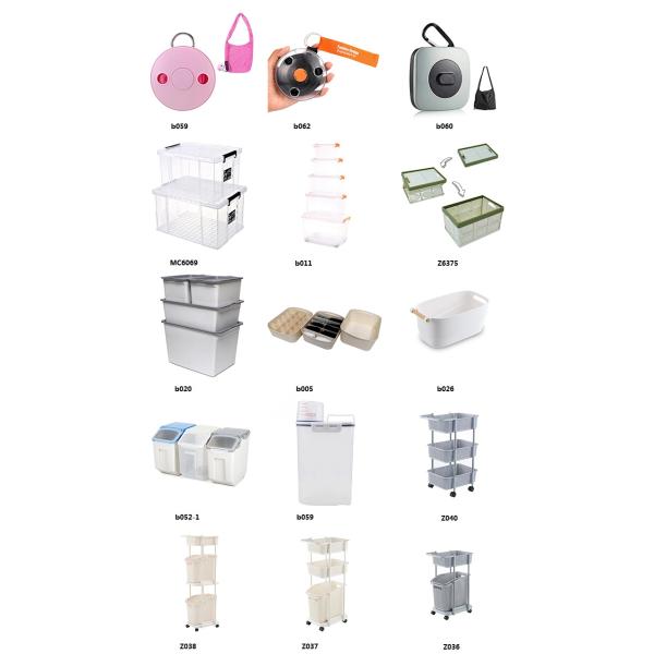 Rectangle 6l Capacity Pink Plastic Drawer Organizer Odm