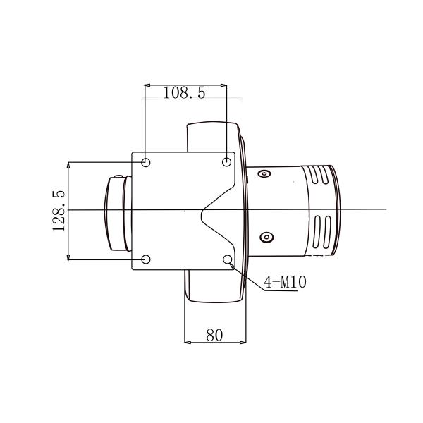 Automatic Steering Series Excited Motor 1.2kw Motor Wheel Knit Horizontal Motor in Wheel