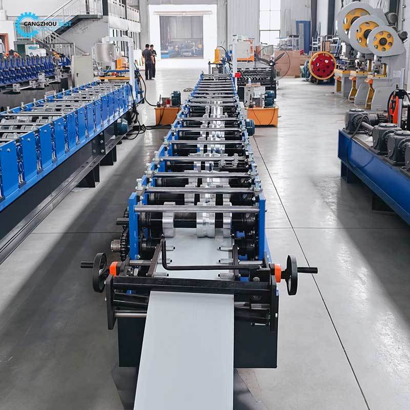 Ghana Popular Color Stee K Gutter Making Roll Forming Machine