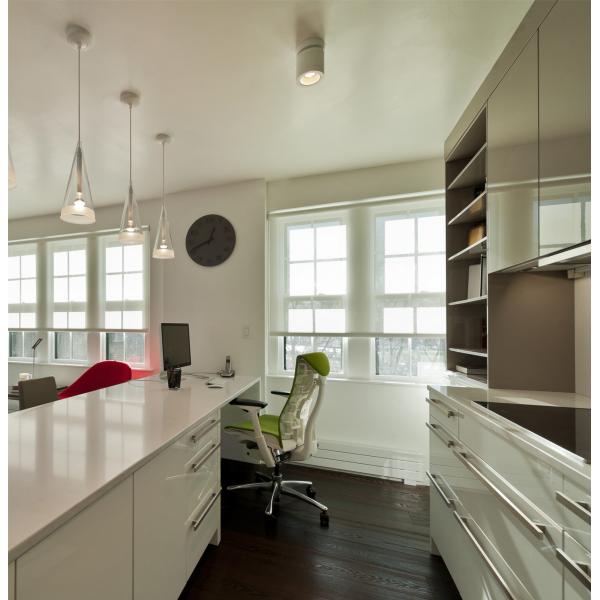 High Gloss Acrylic Kitchen Cabinet L Shape Kitchen Island Table