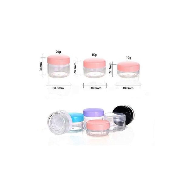 25g PS Plastic Cosmetic Cream Containers With PP Cap