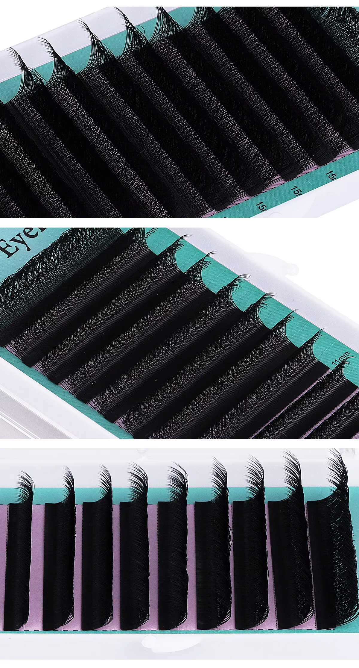 Shape Volume Eyelashes Extension Individual False Eyelashes W Lash 3d 5d 6d Clover Lashes Private Label