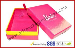 Buy cheap Fancy Jewellery Packaging Boxes For Valentine Gift, Pink Rigid Paper Gift Packaging Boxes product