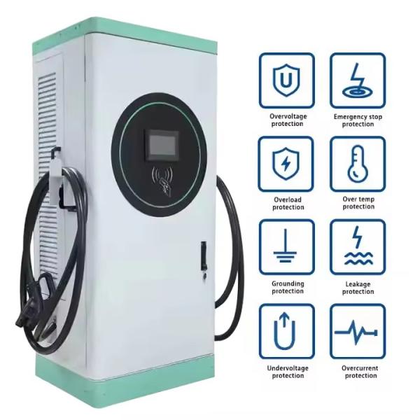 Floor Standing EV Charger Station 7KW 22kw Type 2 Type 1 Electric Car Charging Pile