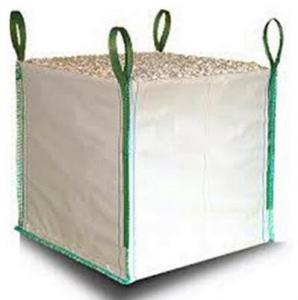 Buy cheap White One Ton PP Woven Gravel Bulk Bag For Builder Construction Use product