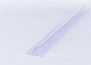 Buy cheap Transparent PVC Extrusion Profiles For Price Tag / Label Holder product