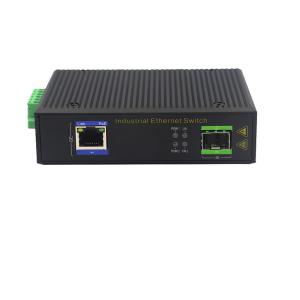LED Indicators Gigabit Ethernet Network Switch 1 UTP Port Redundant Inputs