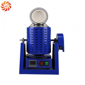 Buy cheap JC Hot Sale 1-4kg Electric Induction Crucible Tilting Melting Furnace product