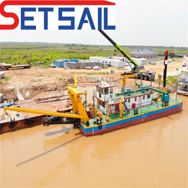 8 Inch Cutter Suction Dredge Sand Vessel with Anchor Boom