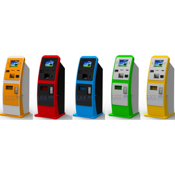 Post Office Customer Service Kiosk Magnetic Card Dispenser Recharge Touch Payment Kiosks