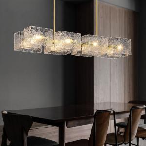 Buy cheap 3000k 6000k Modern Designer Decorative Glass Pendant Lights Water Ripple Style product