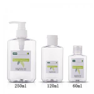 China HANHUI Liquid Soap Bottles 60ML 120ML 250ML Empty Hand Wash Plastic Bottles on sale