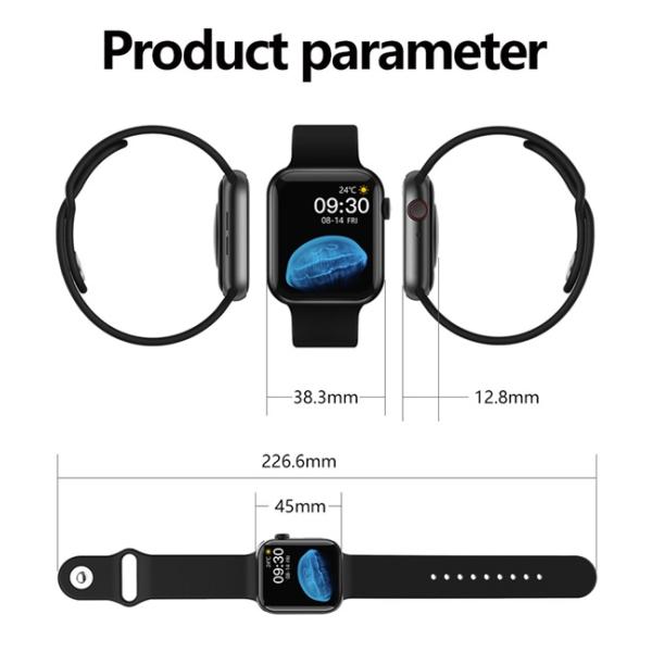 HW22 Amazfit Square Shape Smartwatch Heart Rate Pulse Oximeter Bracelet