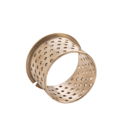 Oil Lubricated CuSn8P0.3 Wrapped Bronze Bushing Thin Wall With Through Oil Holes