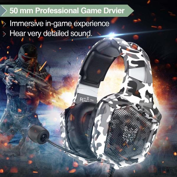 RGB Onikuma K8 Camouflage Gaming Headset For Xbox One