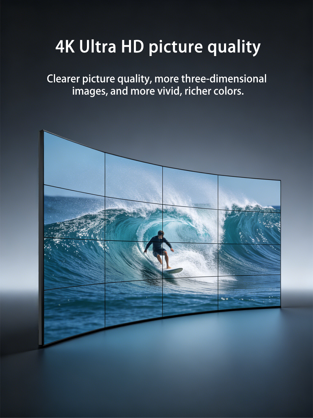 55" High Brightness LCD Video Wall 500 Nits 750 Nits Advertising Splicing Screen Seamless Commercial Display Board OEM