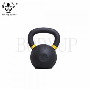 China Black Gym Fitness Iron Kettlebells Metal KettleBell Weights 20lbs on sale