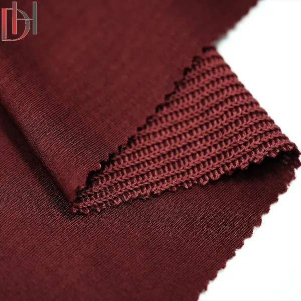 Heavy Weight Knitting Polyester Ribbed Winter High Quality Textile Hoodie Fabric Factory