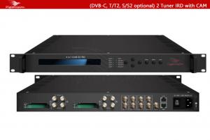 China (DVB-C, T/T2, S/S2 optional) 2 Tuner IRD with CAM on sale