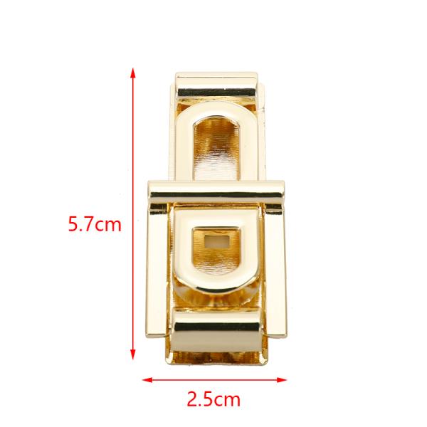 ISO Handbag Lock Hardware Purse Catch Closure Latches Metal Fasteners Lock Bag Accessories