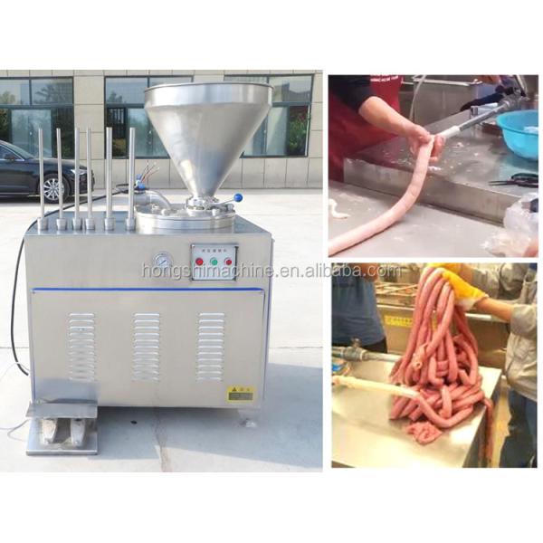 Commercial sausage making machine/Smoked meat sausage processing machine/Complete sausage Making Plant Production Line